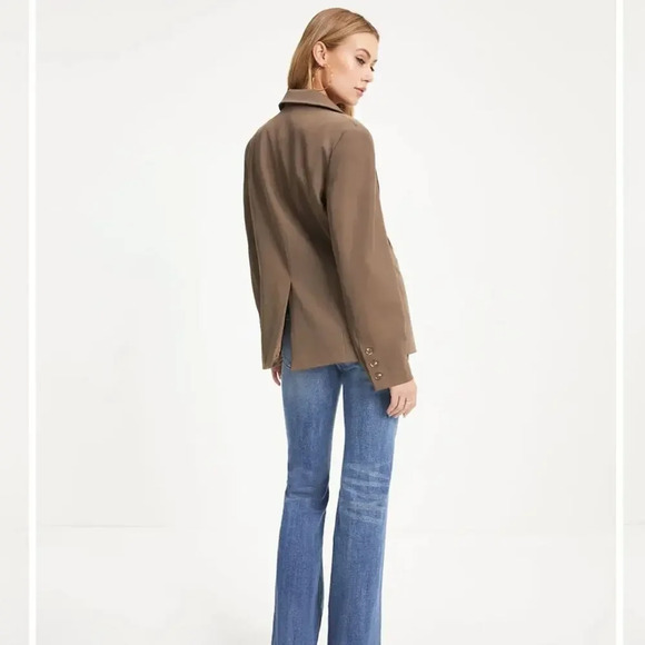 NWT‎ VICI Oversized Blazer in Cocoa size Medium - Picture 3 of 7